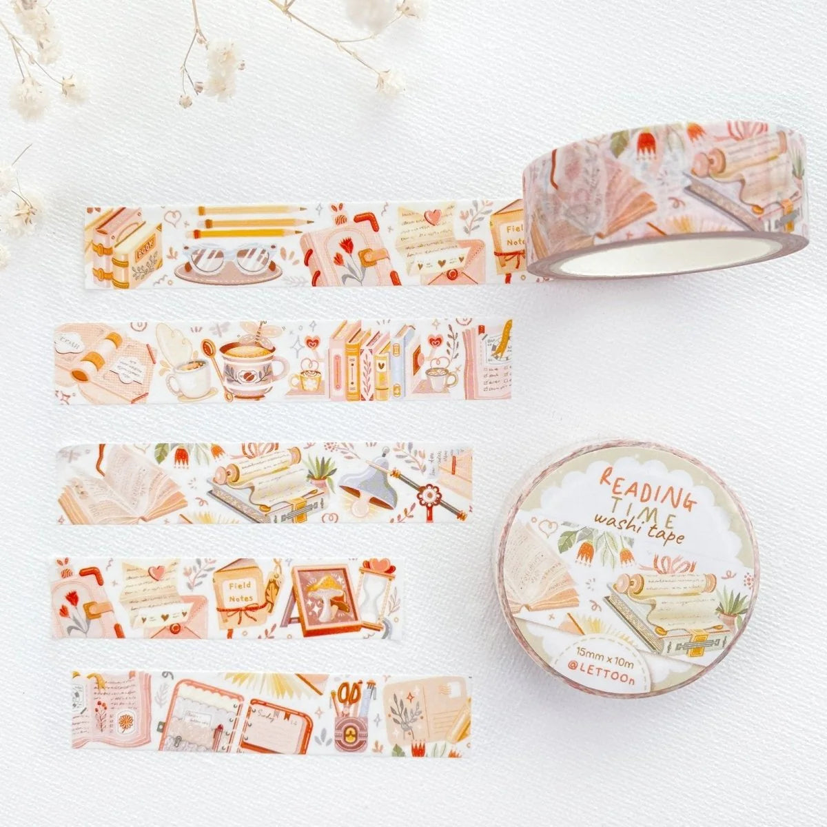 Reading Time Washi Tape