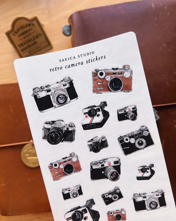 Retro Camera Sticker Sheet