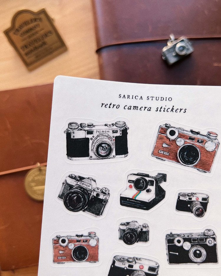 Retro Camera Sticker Sheet