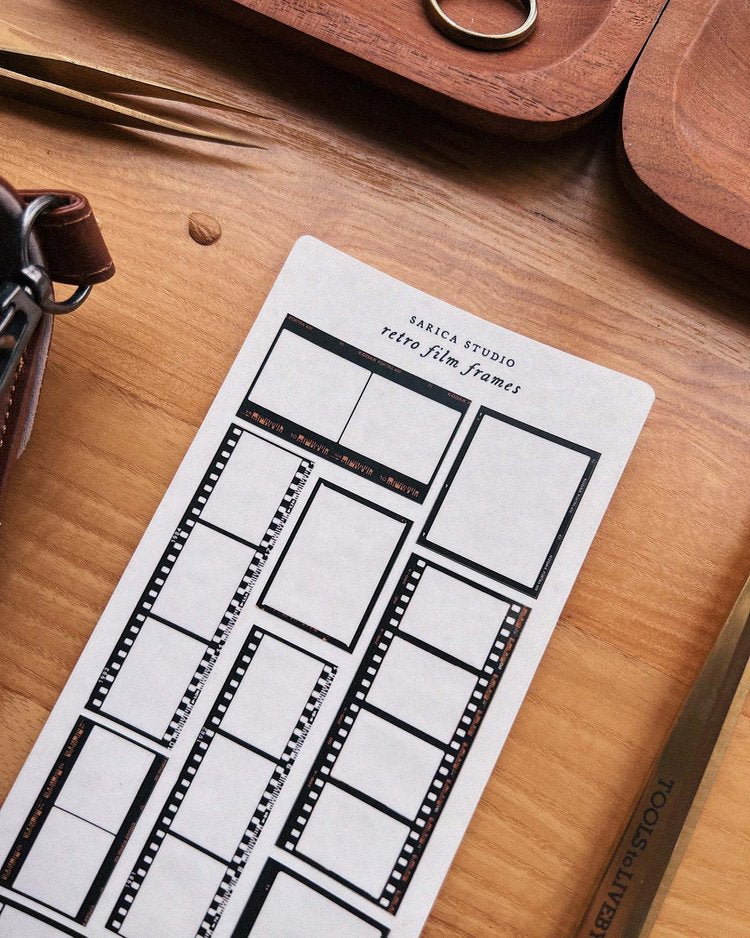 Retro Film Sticker Sheet