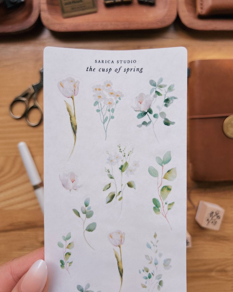 The Cusp of Spring Sticker Sheet