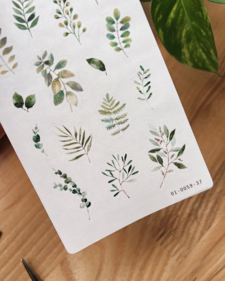 Verdant Greenery Sticker Sheet