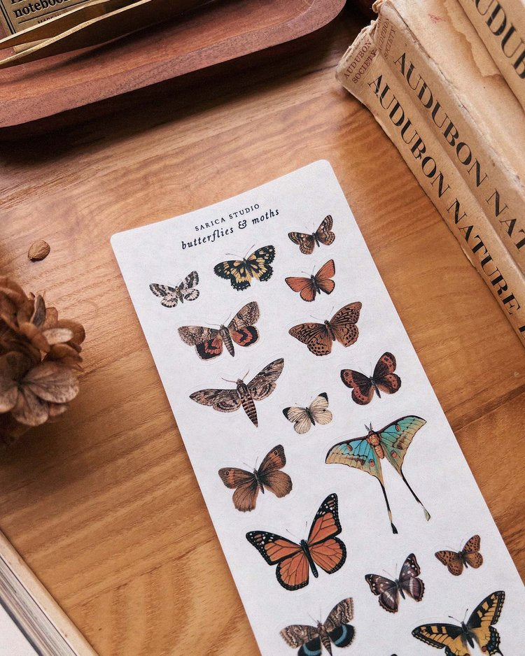 SS| Butterflies and Moths Sticker Sheet