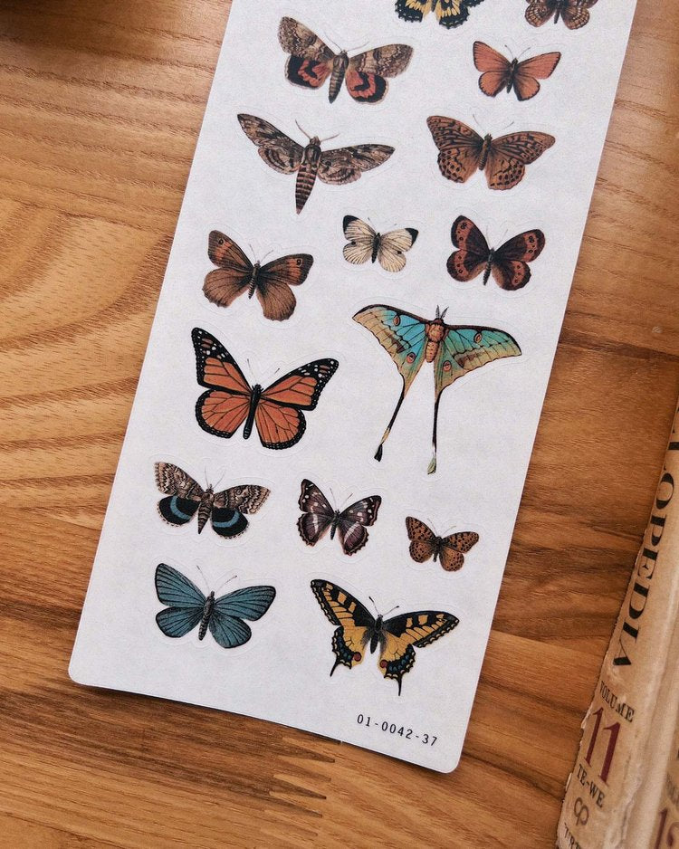 SS| Butterflies and Moths Sticker Sheet