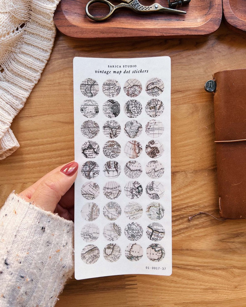 SS| Vintage Map Dots