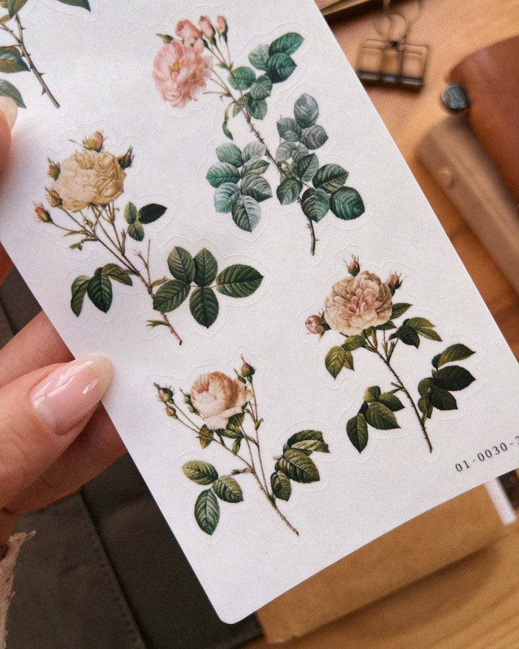 SS| Vintage Roses 2 Sticker Sheet