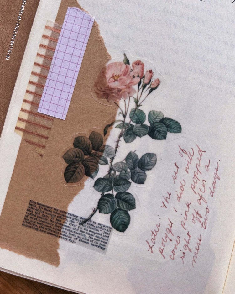 SS| Vintage Roses 2 Sticker Sheet