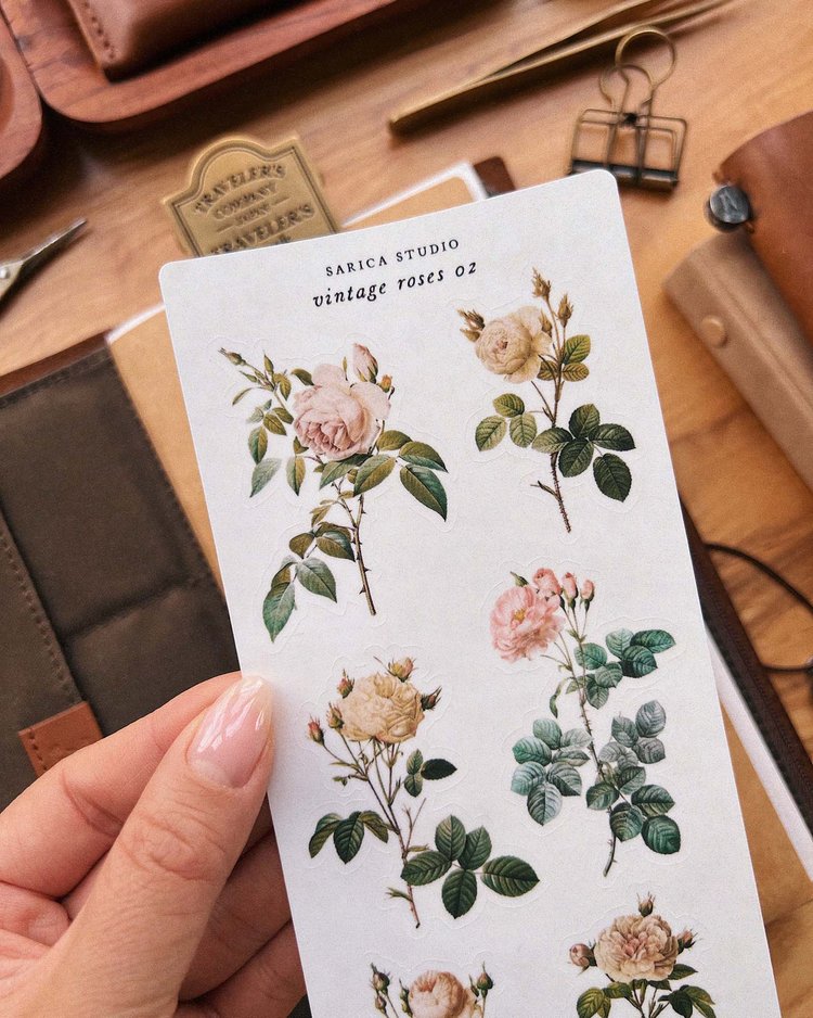 SS| Vintage Roses 2 Sticker Sheet