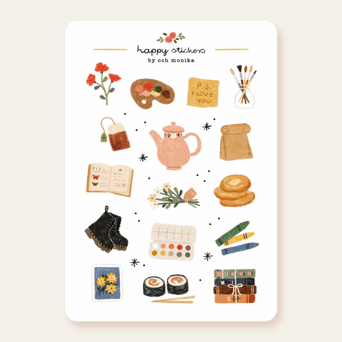 Bits And Pieces - Sticker Sheet | Creative Lifestyle