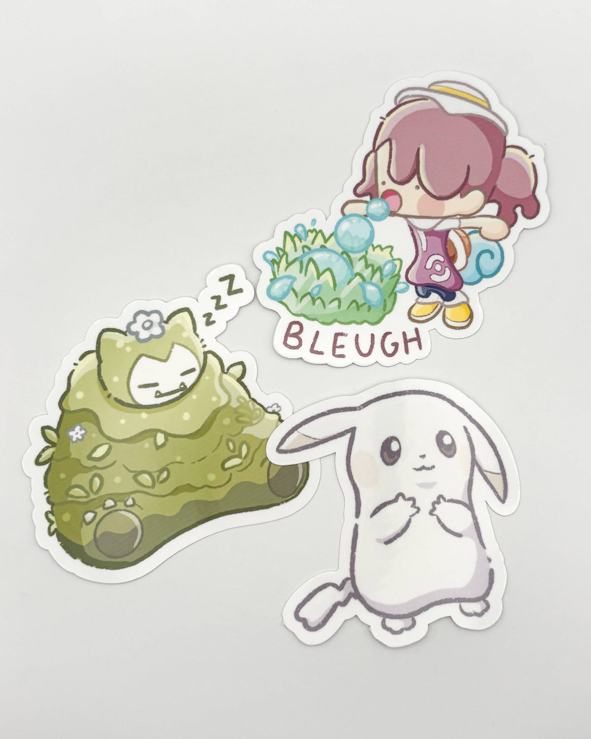 Peakychu Waterproof Die Cut Sticker - Pokemon Pokopia