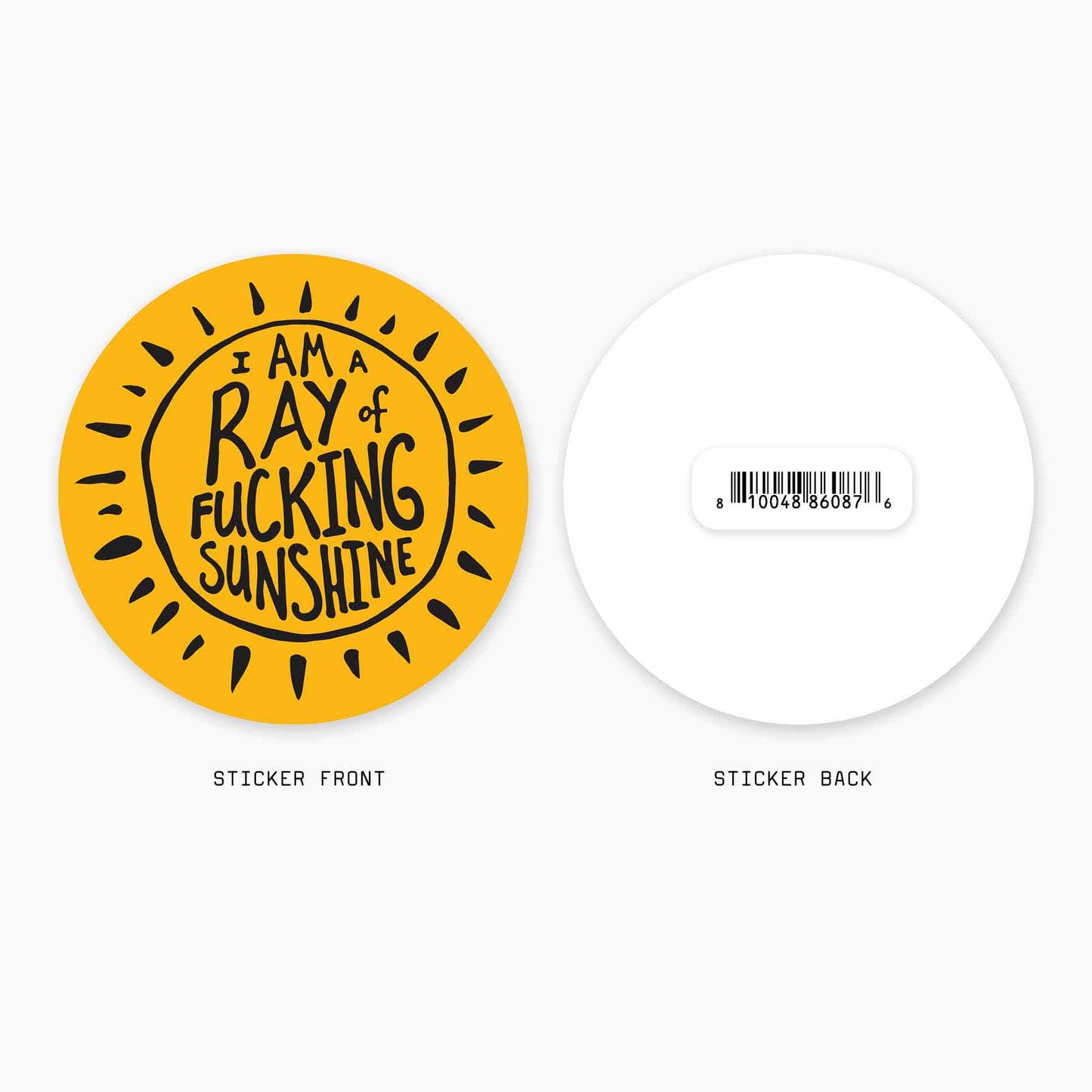 Ray of Sunshine - 3" Art Sticker