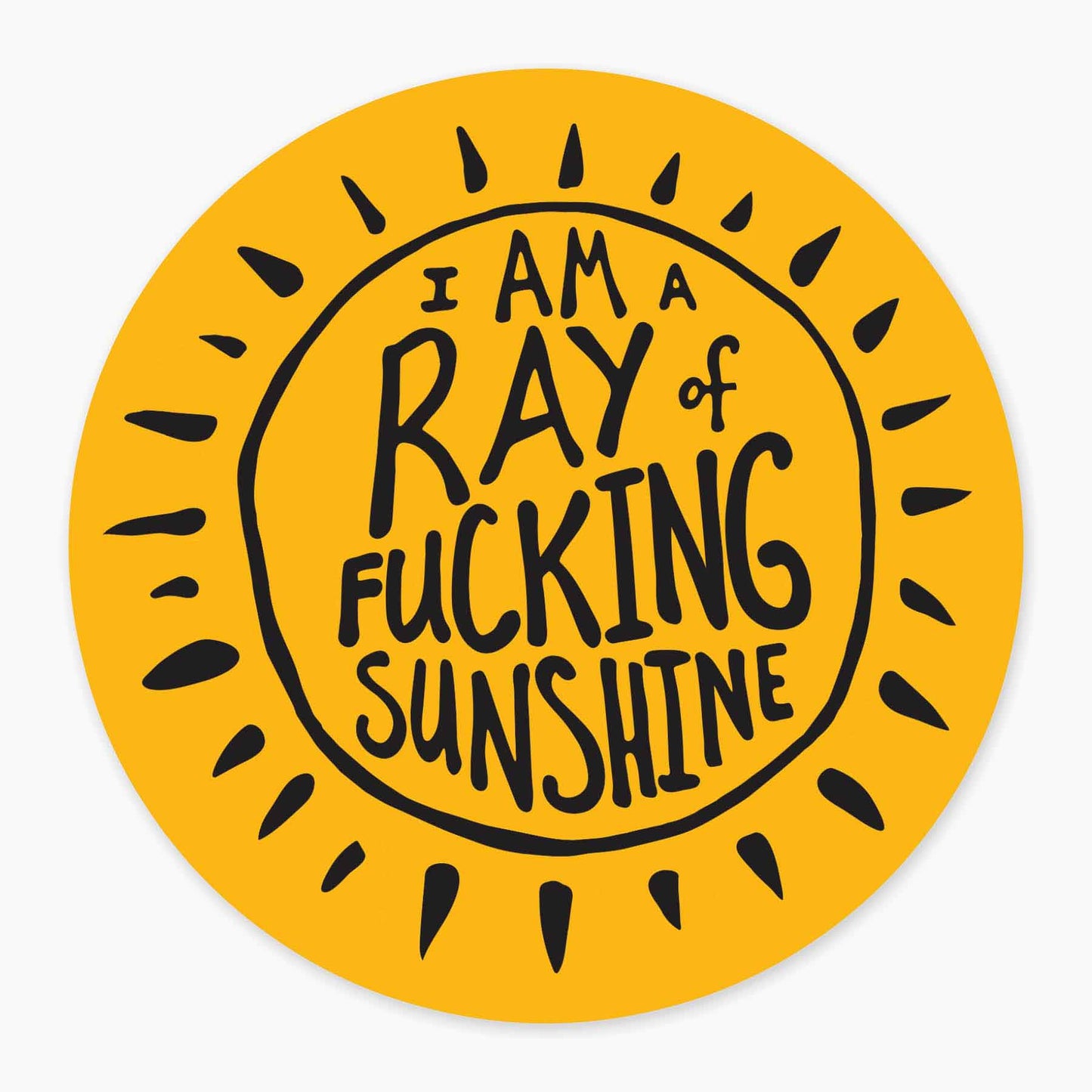 Ray of Sunshine - 3" Art Sticker