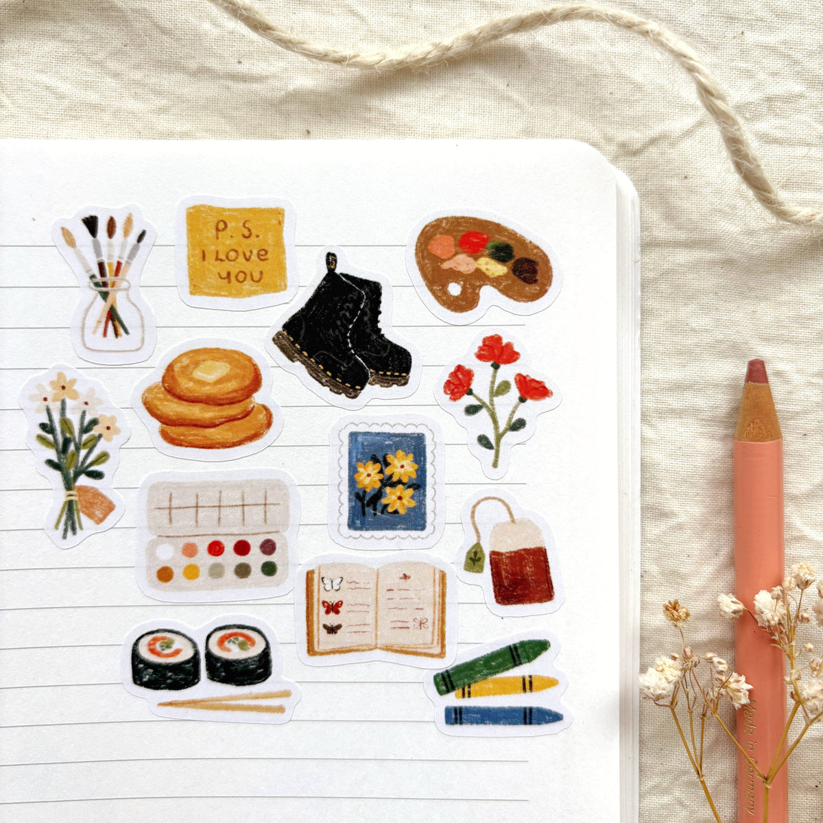Bits And Pieces - Sticker Sheet | Creative Lifestyle