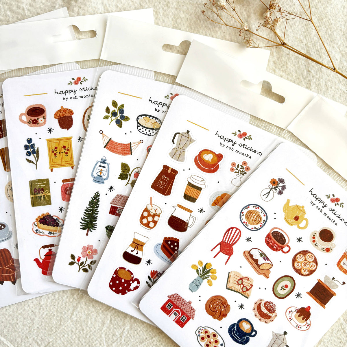 Bookish Corner - Sticker Sheet | Cozy Bookworm Gift