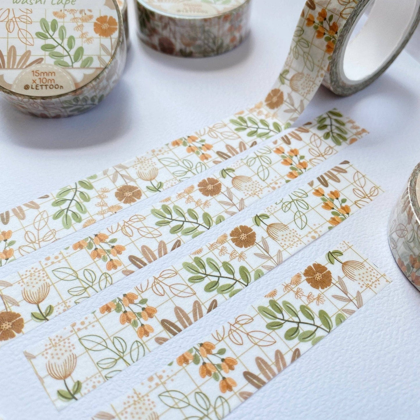 L| Washi Tape - Flower Grid