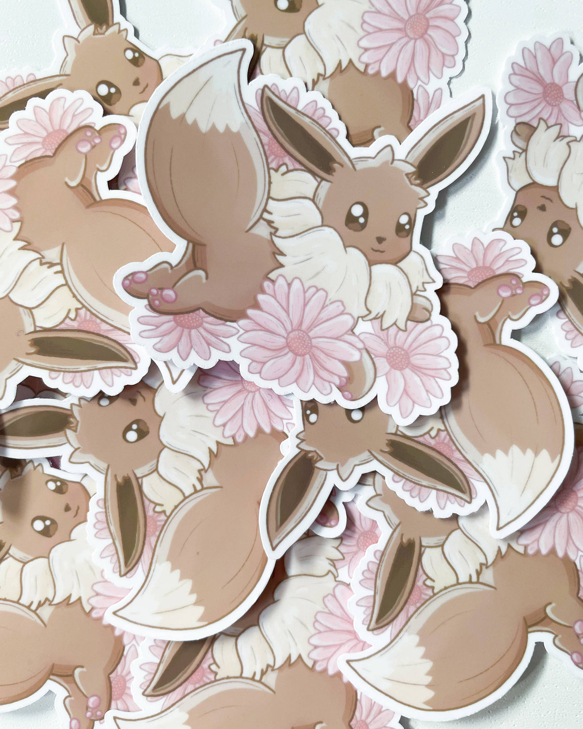 Eevee Waterproof Die Cut Sticker - 2.8 inch Pokemon Sticker