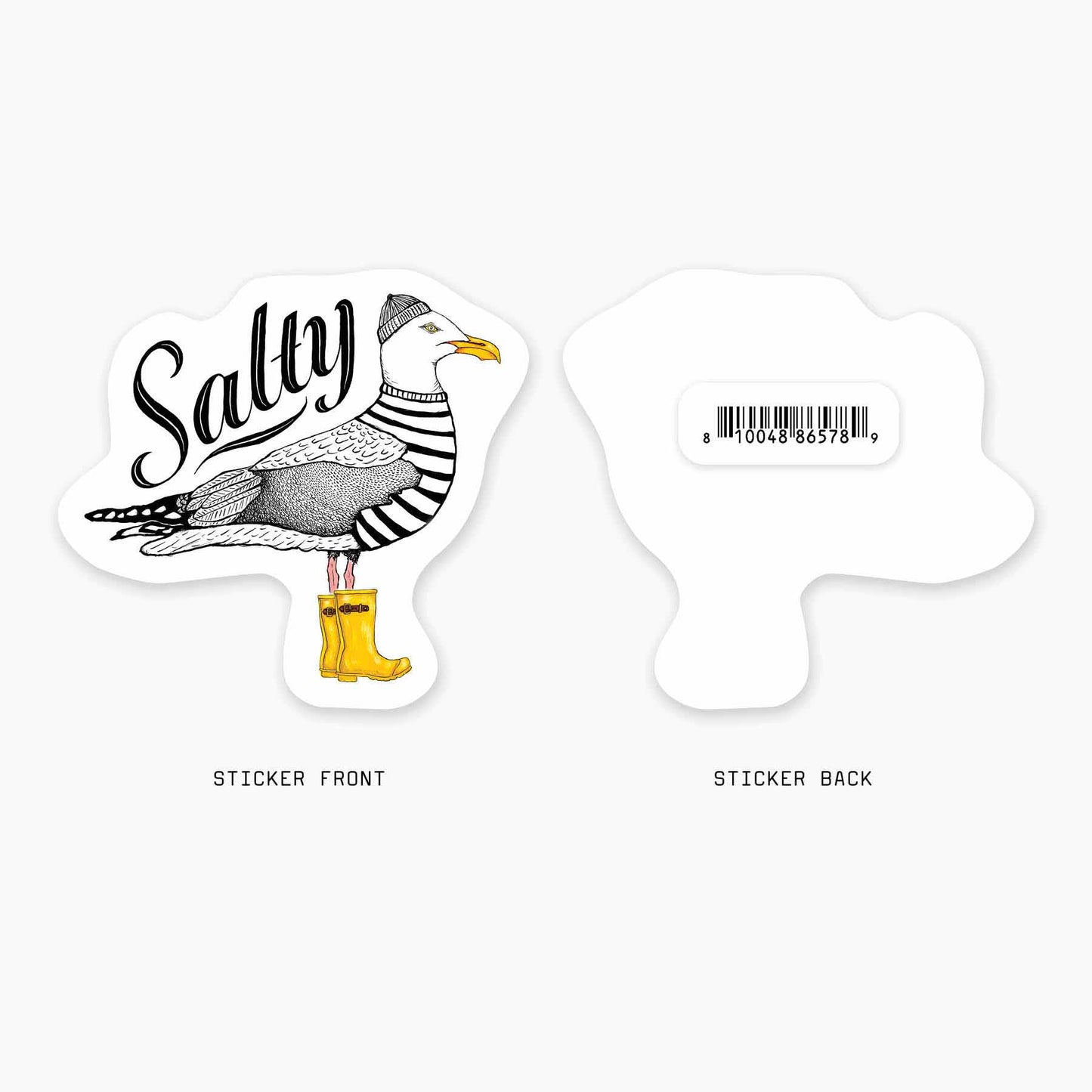 Salty - 3" Art Sticker