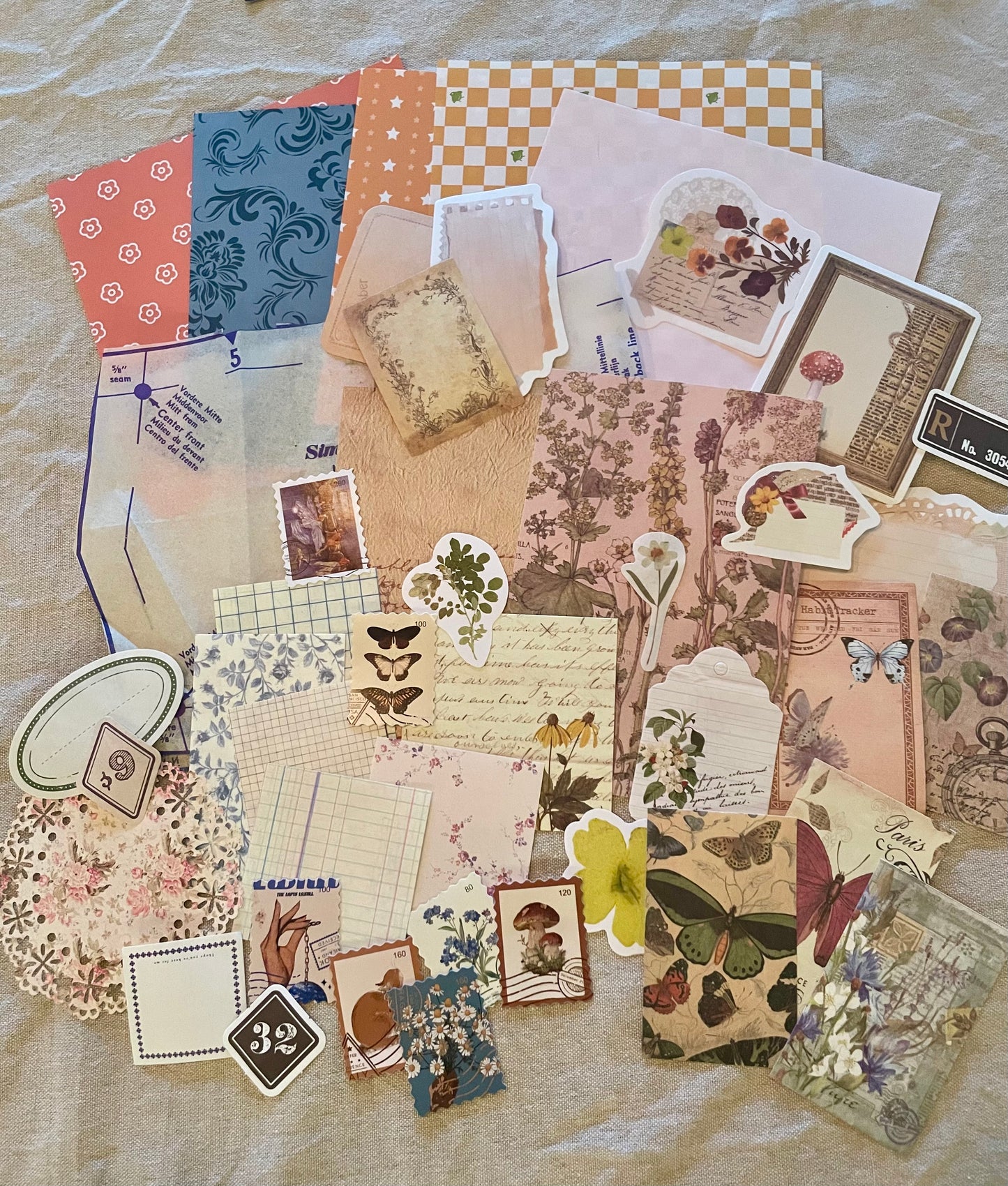 Journaling and Scrapbooking Ephemera Starter Kit