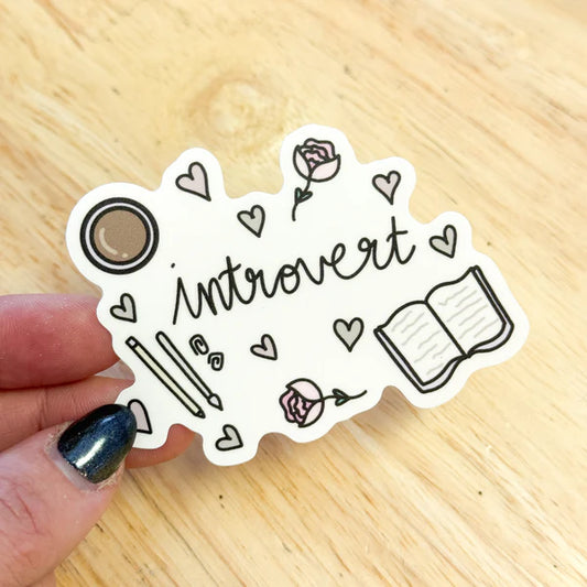 Introvert Vinyl Sticker