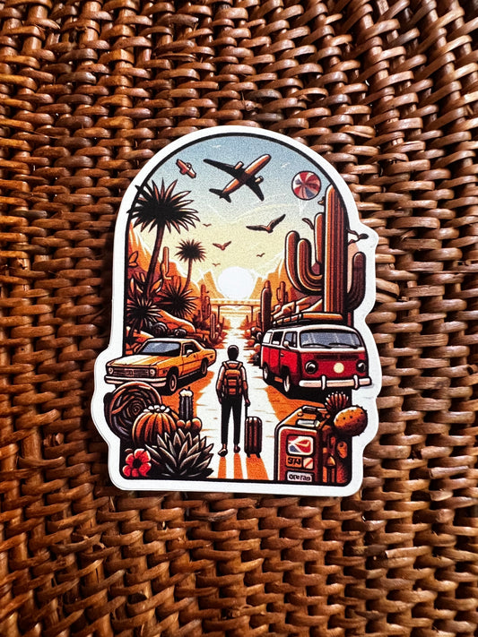 Janet Journals - Travel Cities Sepia Sunset