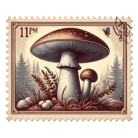 Janet Journals - Mushroom Magic Stamp 11pm