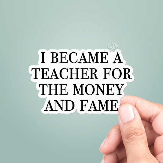 CJ| I Became A Teacher For The Money And Fame