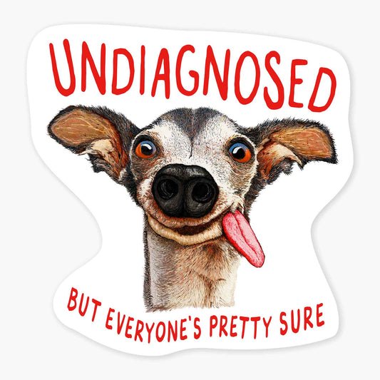 Undiagnosed - 3" Art Sticker
