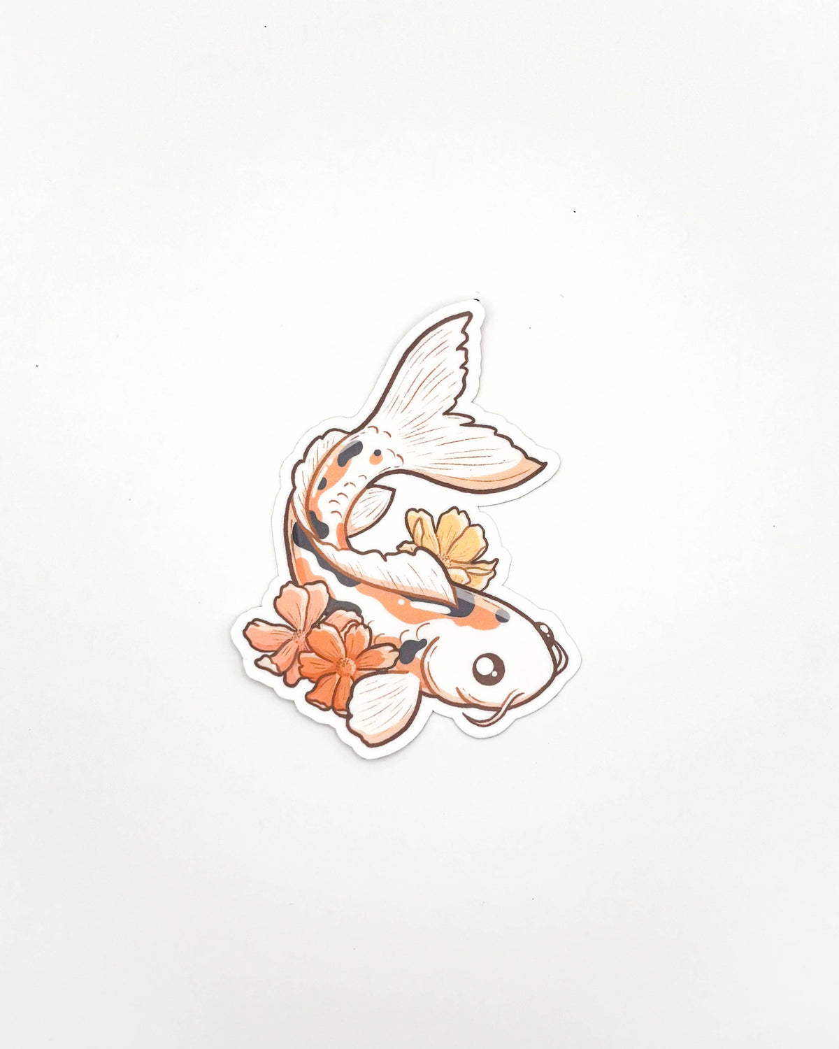 Koi Fish Waterproof Die Cut Sticker - 2.3 inch Sticker