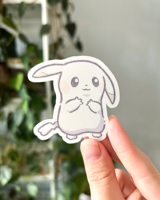 Peakychu Waterproof Die Cut Sticker - Pokemon Pokopia