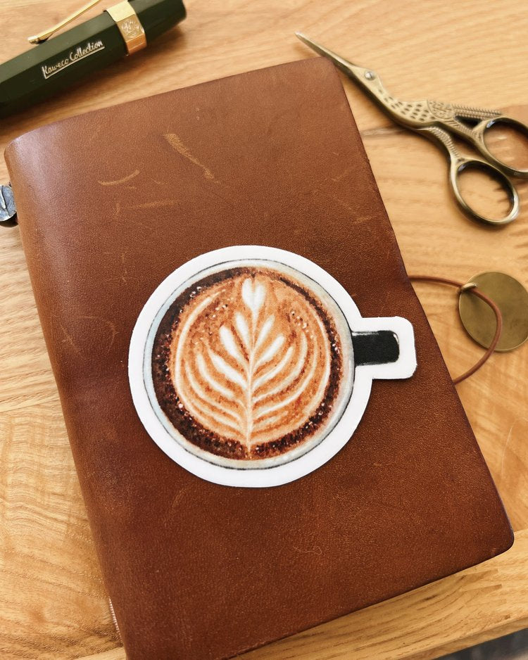 SS| Latte Die Cut Vinyl Sticker