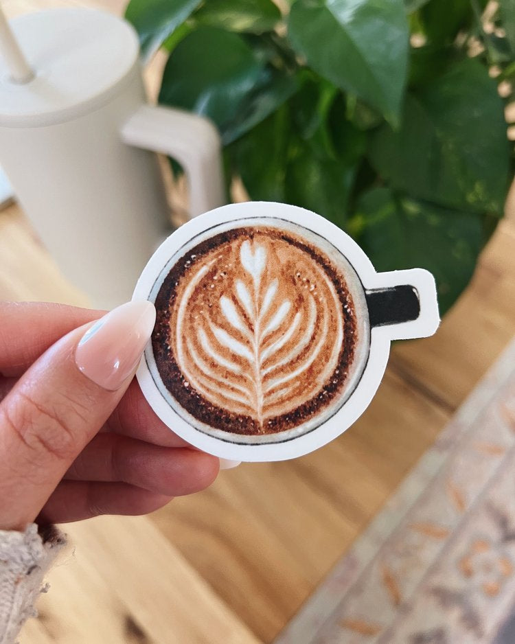 SS| Latte Die Cut Vinyl Sticker