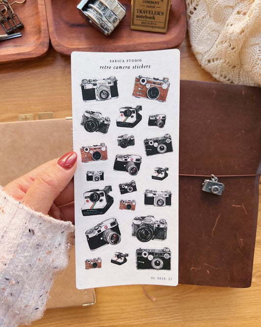 Retro Camera Sticker Sheet