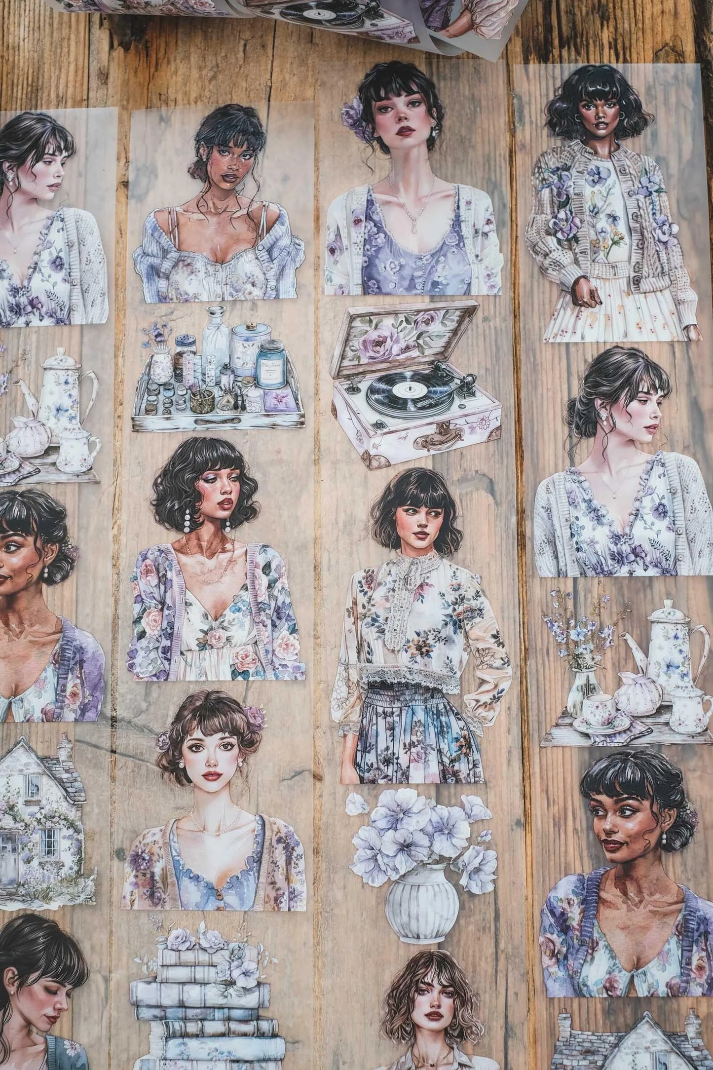 LG| Soft purple vintage cottage