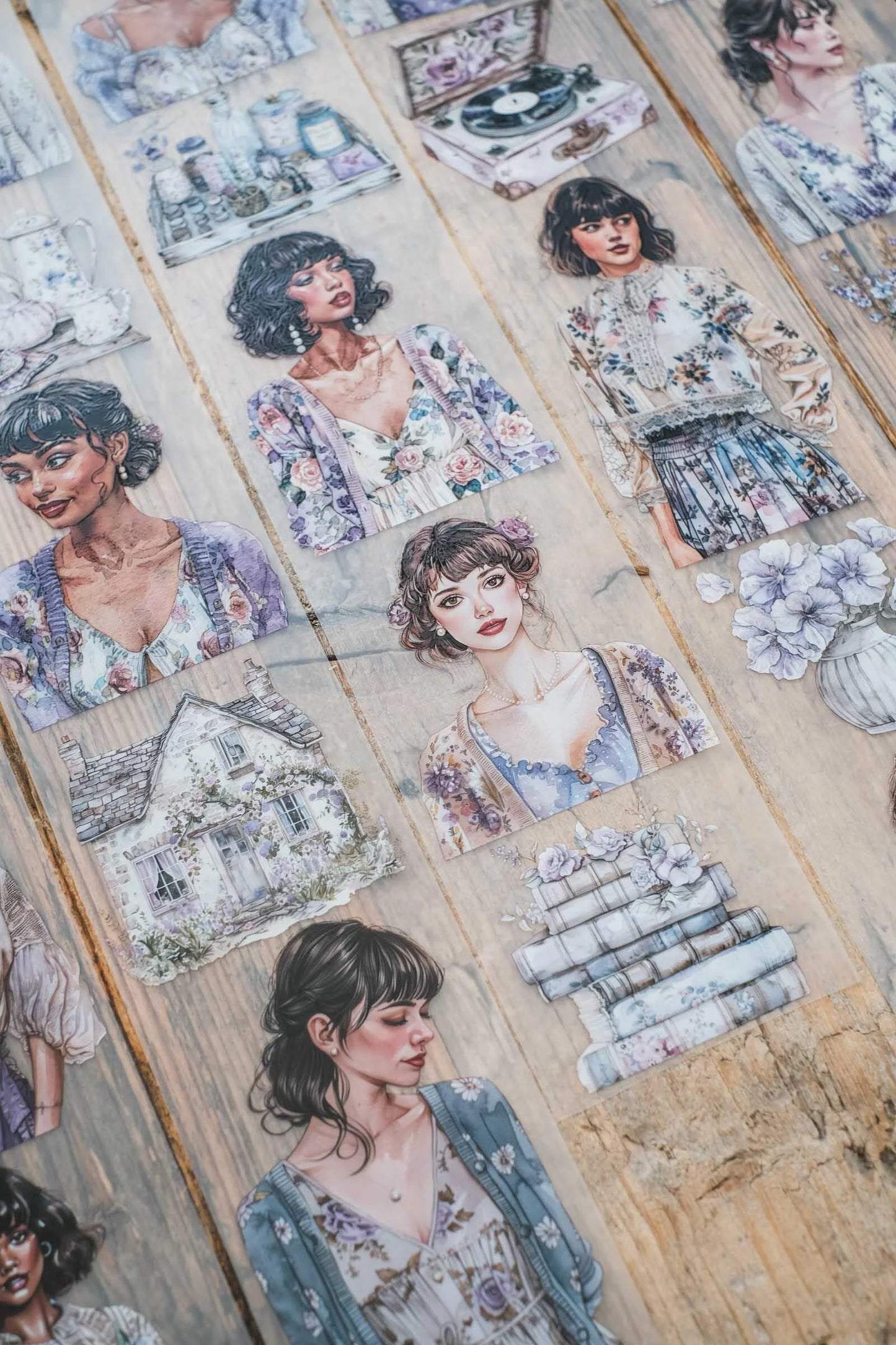 LG| Soft purple vintage cottage