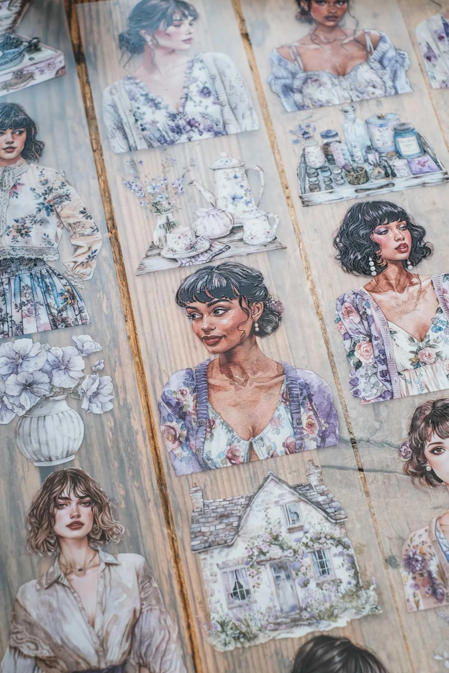 LG| Soft purple vintage cottage