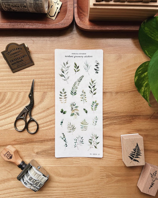 Verdant Greenery Sticker Sheet