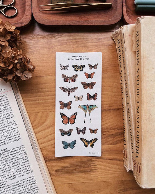SS| Butterflies and Moths Sticker Sheet